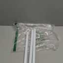 Tension Rod for Windows 28 to 48 Inch,Spring Curtain Rods No Drilling 7/8" Diameter White Tension Rods Adjustable Curtain Rods Expandable Pressure Spring Tension Rods for Closet, Doorway