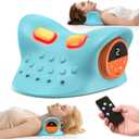 2026 Neck Massager 4-in-1 with Deep Tissue 3D Kneading & Soothing Heat - Portable Cordless Pillow for Cervical Traction,Shoulder and Back Relief,9 Intensity Levels with Type-C Charge For Home Office