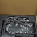 KENES Matte Black Bathroom Faucet Single Handle Tall Vessel Sink Faucet Vanity Bathroom Faucet Basin Mixer Tap with Water Supply Hose and Pop Up Sink Drain, LJ-9031A-2