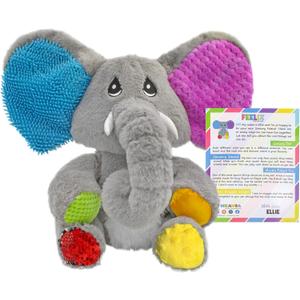 MEAVIA Weighted Sensory Plush Elephant, Ellie The Elephant Toy Fidget Stuffed Animal for Special Needs, FEELix Collection