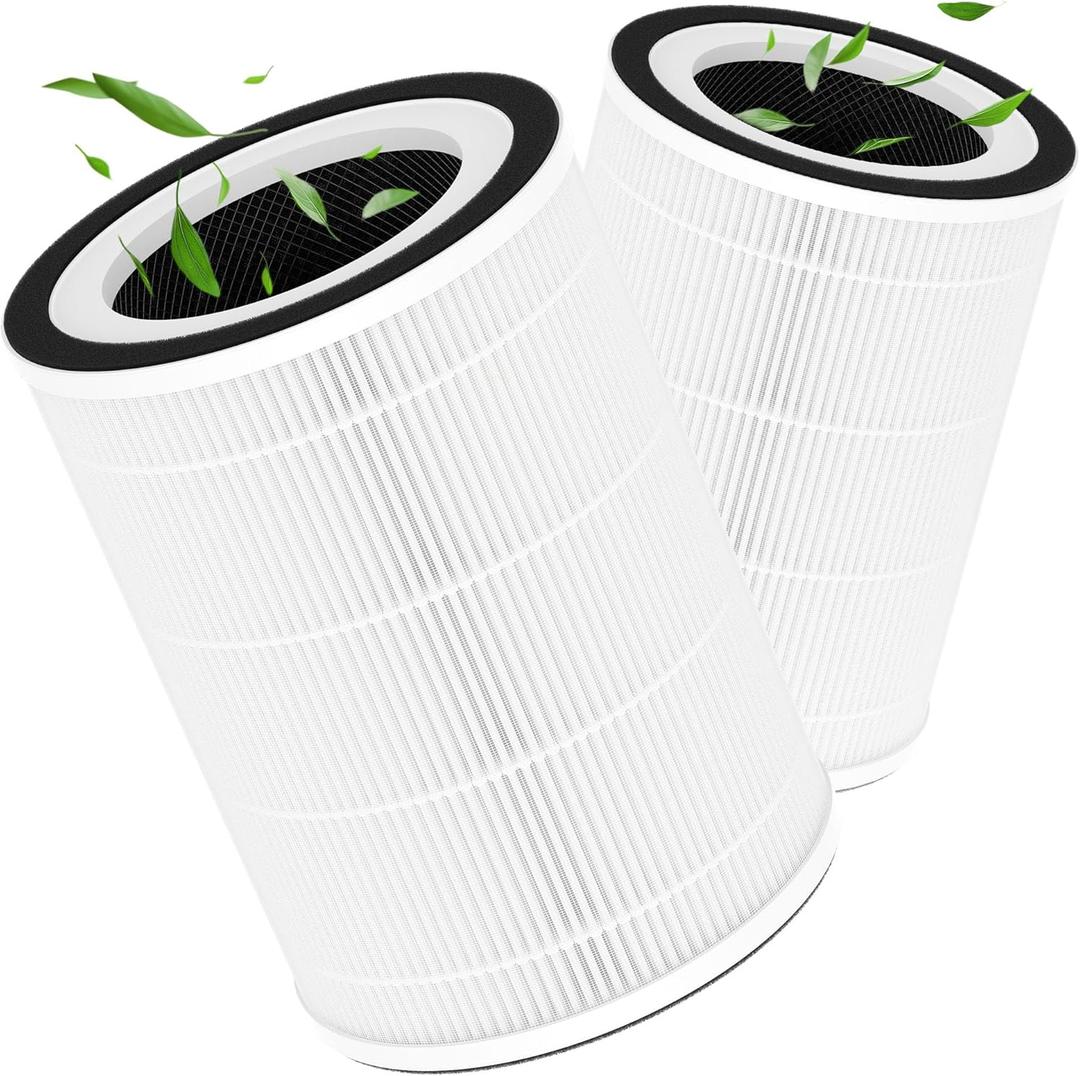 2 Packs Kilo H13 True HEPA Replacement Filter Compatible with Afloia Kilo, KILOPLUS, Kilo PRO, MIRO, MIRO PRO and MORENTO MR-Kilo, Kalo Air Cleaner Purifier, 360 3-Stage Filtration System