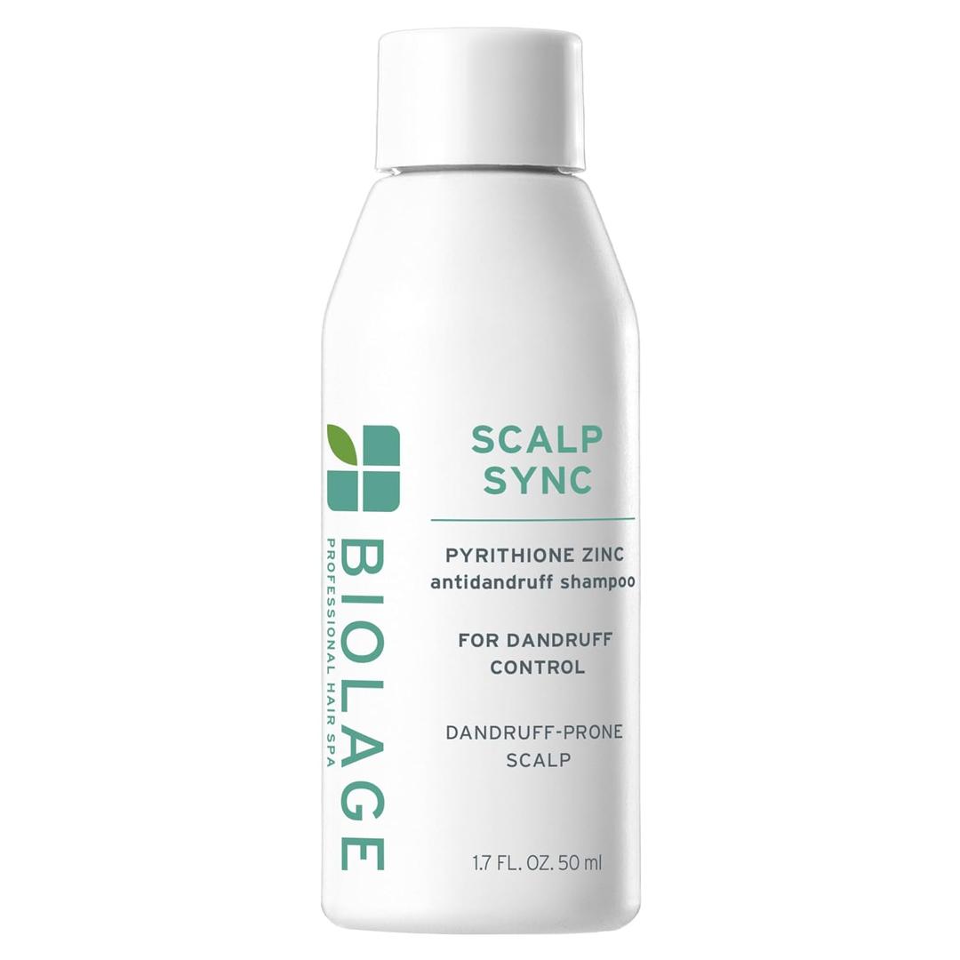 Biolage Scalp Sync Anti-Dandruff Shampoo - Controls Itchy Scalp, Deeply Cleanses Hair, Moisturizing Dandruff Treatment, With Zinc Pyrithione, Vegan & Cruelty-Free, 1.7 FL Oz