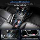 Center Console Organizer for Jeep Wrangler JL Gladiator JT 20182025 | Anti-Slip Cup Holder Insert Gear Shift Side Tray, Car Storage Accessories
