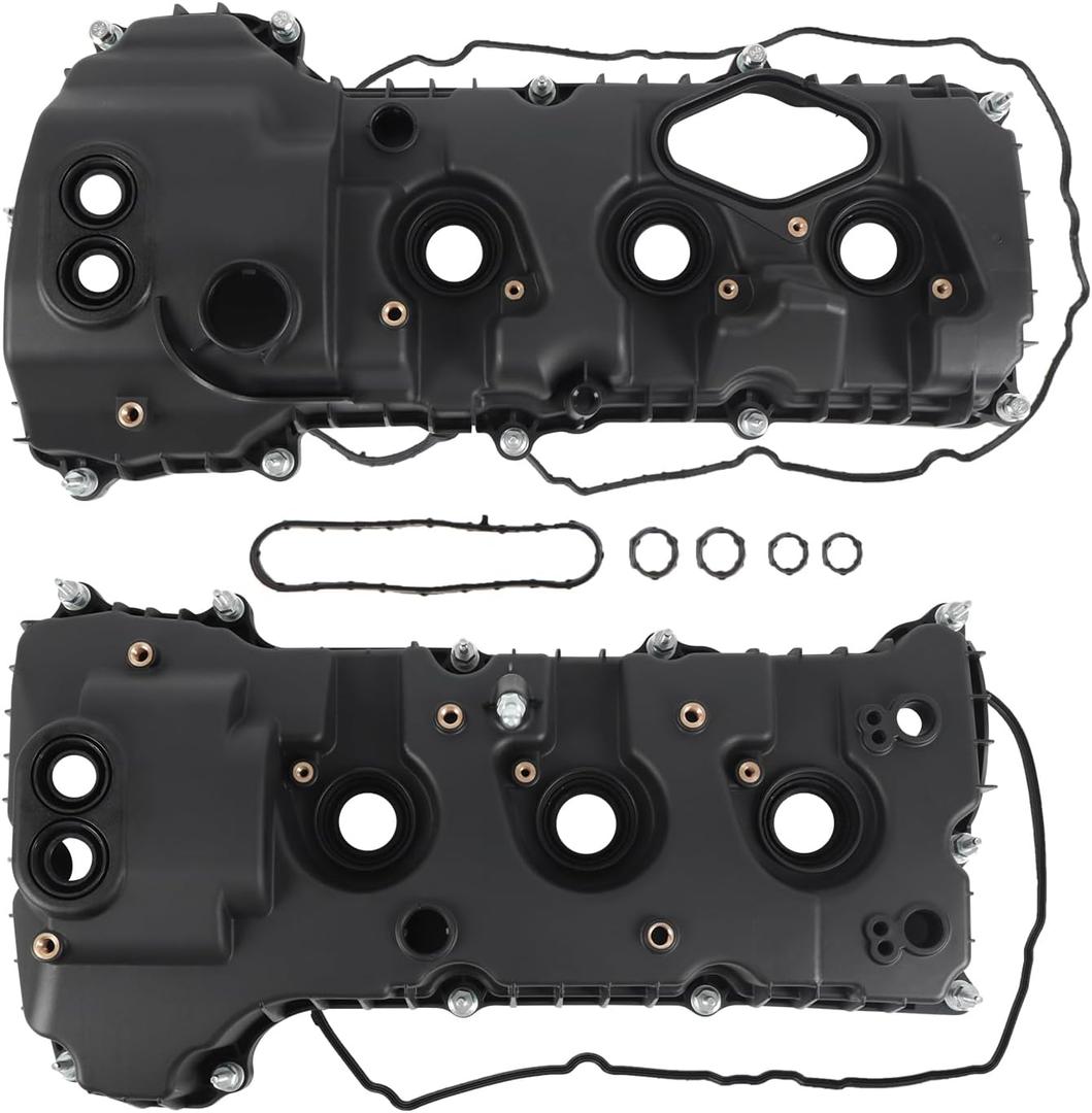 BL3Z-6582-H Engine Valve Cover w/Gasket Compatible with 2015-2017 Ford Expedition 2013-2016 F-150 2015-2023 Ford Transit-150 250 350 2015-2017 Lincoln Navigator 3.5L Turbo EcoBoost Replace#DL3Z-6582-C