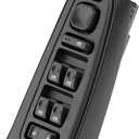 ASOPARTS 15883323 Front Driver Side Door Lock and Power Window Switch & Black Bezel Cover Fit for 2003-2008 Chevy Avalanche Silverado Suburban Tahoe Cadillac Escalade GMC Yukon Sierra Yukon XL 901-075