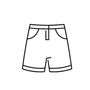 Mens Black Shorts Large