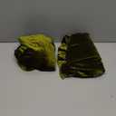 MIULEE Velvet Ruffle Throw Pillow Covers Soft Luxurious Olive Green Pack of 2 18x18 Inch Square Cushions Vintage Gothic Spring Decorative Ruffled Pillows Home Decor for Sofa Couch Bedroom Chair