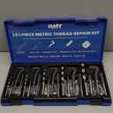 Orion Motor Tech Thread Repair Kit, Metric Helicoil Repair Kit with HSS Drill Bits Thread Inserts Taps Breakoff Installation Tools, Portable Rethreading Tool Kit in M5 M6 M8 M10 M12 Sizes