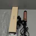 Large Curling Iron 2 Inch, Ceramic Long Barrel Hair Curling Wand, Hair Styling Tool, Dual Voltage, LCD Display, Black