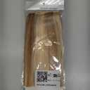 S-noilite 2 pieces 6 inch Clip In Short Hair Extensions 100% Remy Human Hair Invisible Mini Short Clip in Hairpiece for Women with Thinning Hair Golden Brown Mixed Bleach Blonde