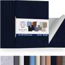 Woven Sound Large Acoustic Panels, High Density, Sound Dampening, Decorative Noise Blocker Felt Wall Tiles for Ceilings, Home Office & Gaming Room (Deep Blue), 16x12x0.4 Inch