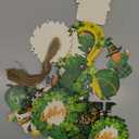 Sintuff 36 Pieces St. Patricks Day Decorations Wooden Shamrock Ornaments for Tree St Patricks Day Ornaments Irish Hanging Decorations for Party