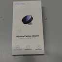 Wireless Carplay Adapter, 60% Smaller, 3X Auto-Connect, No Latency, Plug&Play, Bluetooth&WiFi, for Apple Carplay Wireless Adapter, Mini Dongle for iPhone 5~17 & 927+ Cars, USB A/C (Deep Black)