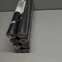 8 x Window Film 17.5" x 118.1" Window Film for Ultimate Privacy and Sun Blocking Room Darkening Tinted Film Removable Static Cling Black Film for Home, Garages and RVs