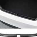 Interior Rear Bumper Protector for Toyota Camry 2026 2025 2024 2023 2022 2021 2020 2019 2018 Accessories Stainless Steel Rear Bumper Guard Trunk Sill Protector (Black Brushed)