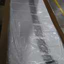 VECELO Full Size Bed Frame with Upholstered Headboard, Velvet Platform Bedframe Mattress Foundation, Strong Wood Slat Support, No Box Spring Needed,White