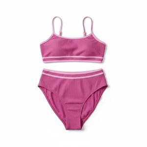 Aimage Women Swimsuit Pink Large