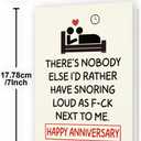 2 x Happy Anniversary Card & Gifts for Women, Men, Husband, Wife, Him, Her, Boyfriend, Girlfriend, Couple | Valentine Day Gifts & Card | Wedding