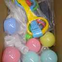 Orian Baby Playpen Large Playpen for Babies and Toddlers, Oxford Fabric, Indoor & Outdoor Play Pen, 10 Colorful Balls, 4 Pull-Up Rings, Carry Bag (50x50)