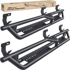 Nilight Running Boards for 2009-2018 Dodge RAM 1500 2019 2020 2021 2022 2023 2024 1500 Classic Quad Cab Dual-Stage Textured Black Powder Coated Slip-Proof Side Step Nerf Bars