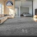 Ophanie 6x9 Area Rugs, Upgrade Non-Slip Fluffy Soft Rugs for Living Room, Large Shag uzzy Plush Rug, Medium Gray Shaggy Big Carpets for Bedroom, Kids Boys Girls Dorm Nursery Home Decor Aesthetic