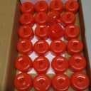 Raycare Red Battery Operated Tea Lights, 24 Pack Long Lasting Fake Candles, Flameless LED Tea Light, Colored Tealights Candles for Votive, Wedding, Table Centerpiece, Aniversary, Halloween, Christmas