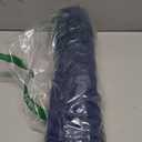 Bulijojo Sturdy Front Entrance Doormats,Durable Heavy Duty Welcome Mat,Thick Absorbent Natural Rubber Non Slip Mat,Easy Clean Entryway Mat 17x30 Inch Leaves Blue (1'5" x 2'6" (Rectangular))