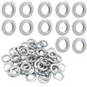 BokWin 100 Pcs Spring Lock Washer M6 Stainless Steel Split Lock Washers(Silver)