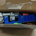 Monster Jam, Supercharge Speedway Playset, Megalodon and El Toro Loco Die-Cast Monster Trucks, Light Up World Finals Track Kids Toys for Boys Ages 3 and Up