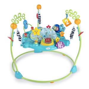 Baby Einstein Ocean Explorers Curiosity Cove 2-in-1 Educational Baby Jumper Activity Center and Floor Toy, Max Weight 25 lbs., Ages 6 Months+, Unisex