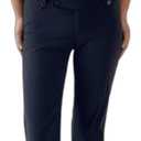 Tiger Mist Women's Kittie Low-Rise Trousers with Buttoned Waistband and Flare Leg - Black - S