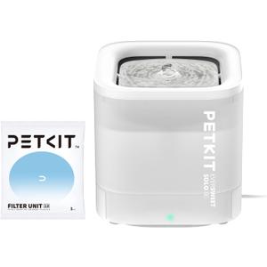 PETKIT New Cat Water Fountain with Wireless Pump, Ultra Quiet 65oz/1.85L Pet Water Fountain for Cats and Dogs Inside, Detachable Design Easy to Clean and Assemble, Filters Included