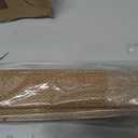 No Drill Cordless Bamboo Roman Shades, Light Filtering 31.5" W x 48" H, Brown