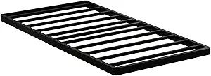 Maenizi Twin Box Spring 2 Inch Low Profile, Heavy Duty Metal Box Spring Bed Base Bunkie Board, Mattress Foundation, Easy Assembly, Noise Free, Black