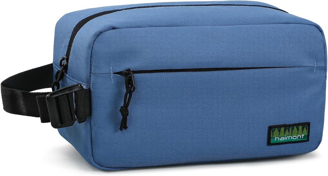 Haimont Small Freezable Lunch Bag, Portable Freezer Insulated cooler Snack Bag with Buckle Handle for Office, Picnic, Navy Blue Haimont Small Freezable Lunch Bag, Portable Freezer Insulated cooler Snack Bag with Buckle Handle for Office, Picnic, Navy Blue