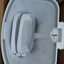 Glad 13 Gallon Trash Can 2 Pack | Plastic Kitchen Waste Bins with Odor Protection of Lid | Hands Free with Step On Foot Pedal and Garbage Bag Rings, 13 Gallon, White