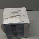 Bling Crushed Diamond Small Kitchen Utensil Holder for Countertop Glass Flatware Silver Utensil Crock Sparkly Gift Utensil Organizer (Silver)