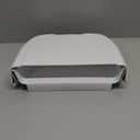 Hanging Folding Mini Trash Can for Kitchen Cabinet Door, Small Collapsible Garbage Bin Under Sink,Wall Mounted Waste Bin- Container Cabinet/Bedroom/Bathroom (3L)(White)