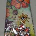 Texupday Abstract Colorful Floral Mailbox Cover with Magnetic Strip Spring Summer Daily Mailbox Wraps Post Letter Box Cover Standard Size 21" X 18" for Garden Outdoor Yard Decor