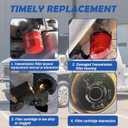 2 x Transmission Filter 29539579 Fits for Allison 1000 2000 2400 Series, Chevy Silverado 2500HD 3500HD GMC Sierra 2500HD 3500HD, Chevy Kodiak/GMC Topkick C4500 C5500, Replaces 29531007 29537268 (1 Pack)