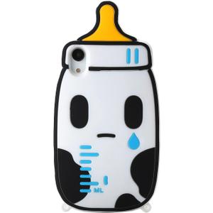 3D Feeding Bottle Case for iPhone XR 6.1",iPhone XR Cute Case,3D Cartoon Cute Kawaii Lovely Baby Bottle Shape Kids Teens Girls Women Soft Silicone Case for iPhone XR Feeding Bottle