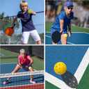 PATIKIL Outdoor Pickleball Balls Holes Pickleball Pickleball Balls, for Amateurs, Indoor and Outdoor Sport,