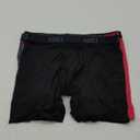 Hanes mens Moves Performance Boxer Brief, Total Support Pouch, Regular, Trunk, and Long Leg, 3-pack (Large, Red/Grey/Black)
