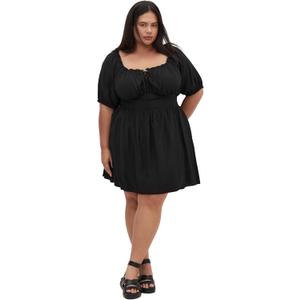 City Chic Women's Plus Size Dress - Mela (Black, 14 Plus)