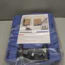 Voipvvii Folding Hand Truck 500lbs, Portable Heavy Duty Dolly Cart, 6 Wheels Collapsible Luggage Cart with 2 Elastic Ropes - Compact Trolley Cart for Easy Moving - Ideal Hand Cart for Travel and More (17, Blue)