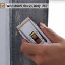 Bates- Metal Razor Blade Scraper Tool, 10 Pack, 100 Extra Blades, Stainless Steel Heavy-Duty Cleaning Razor Scraper Tool (Silver)