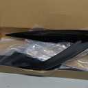 Car front bumper grille decorative frames on both sides Compatible with Mazda MX-5 NC Miata 2016-2023 Front Bumper Side Air Inlet Vent Cover Trim 2PCS Accessories (Piano Black)