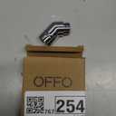OFFO Shower Head Elbow Adapter, All Metal Handheld Shower Head Elbow Adapter Shower Arm Angle Adapter 135 Degrees, Chrome