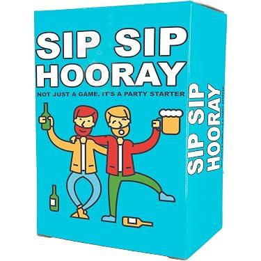Sip Sip Hooray Drinking Card Game – Fun Party Game for Everyone - Perfect for Drinking Parties, College Gatherings, and Game Nights