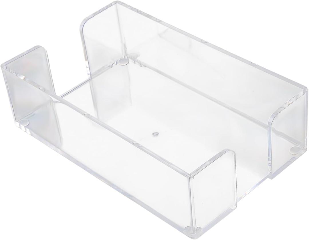2Pack Capacity Acrylic Tissue Holder for Elegant Rectangular Napkin Box Cover Versatile Napkin Dispenser for Restaurants Hotels and Bathrooms